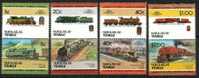 TUVALU NUKULAELAE  TRAIN TRAINS  TRANSPORT  SET OF 4 PAIRS 1984 OR 85 MINT SG ? SPECIAL PRICE !!READ DESCRIPTION !! - Tuvalu