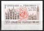 BOL1195 - REPUBBLICA , CONGRESSO DI MILANO  30/5/1950 - Bolsas Y Salón Para Coleccionistas