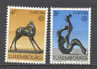 Luxembourg   832/833  * *  TB  Europa  1974 - Ungebraucht