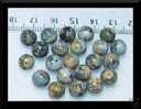Lot De 10 Perles En Véritable Jaspe Léopard 8mm - Pearls