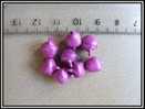 Lot De 5 Clochettes Roses Environ 7,6x10mm - Parels