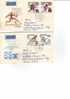 CECOSLOVACCHIA 1971 - 2 FDC - Yvert 1889/92 - Annulli Speciali Differenti - Sapporo - Winter 1972: Sapporo