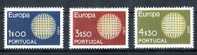 (093) Portugal  Europa Cept 1970 ** / Mnh  Michel 1092-94 - 1970