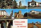 SUPERBE CPM...DE CHALLANS EN MULTI VUES.....CAPITALE DU MARAIS... - Challans