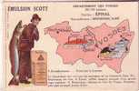 Lot BO , 88 , Carte Departementale Des Vosges , Emulsion SCOTT - Autres & Non Classés