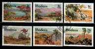 RHODESIA 1977 Landschap Zegels Used# 458 - Rhodesia (1964-1980)