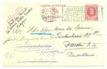 Briefkaart Naar Dresden  1 F Rood Hoyoux - Postcards 1909-1934