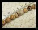 Lot De 3 Perles En Véritable Jaspe Paysage 10 Mm - Pearls