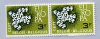 Belgique Variété EUROPA 1961  1193V2 Chiffre 3 Mal Formé - Autres & Non Classés