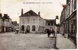 Bonnetable  Place Des Halles 1916 - Bonnetable