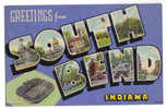 B3144 - GREETINGS From SOUTH BEND INDIANA - Andere & Zonder Classificatie