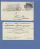 527 Op Naamkaartomslagje "carte Visite" (met Inhoud)  Met Stempel BRUSSEL - 1935-1949 Small Seal Of The State