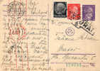 GERMANY - CARTE ´ENTIER POSTAL´ - ENVOI De SEMMERING à BUCAREST En 1941; CENSURES: ALLEMANDE Et ROUMAINE (y-290) - Other & Unclassified
