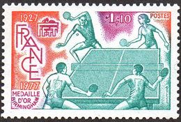 France Sport N° 1961 ** Tennis De Table - Raquettes - Balle - Tischtennis
