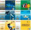 CHINA  SET  OF  6   VISA CARD  SYDNEY 2000 OLYMPIC  SPORT  SYDNEY OPERA  HOUSE  SWIMMING  SPECIAL PRICE !! - Cina