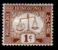 HONG KONG   Scott   #  J 1*  VF MINT Hinged - Portomarken