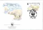 Superbe FDC WWF N°10 : Mockba (ours Blanc) - Ours