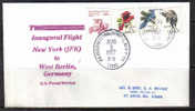 BOL1429 - TWA , INAUGURAL FLIGHT N.Y. TO WEST GERMANY 08/01/87 - 3c. 1961-... Storia Postale