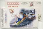 China 1999 Telecom Advertising Pre-stamped Card Bugs Bunny Surfing And Jumping Dolphin - Dolphins