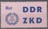 DDR / R.D.A. / GDR 1963 Laufkontrollzettel ZKD (Dienst C)  Michel 13 Postfrisch/neuf/MNH - Other & Unclassified