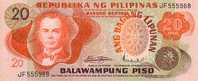 PHILIPPINES   20 Piso   Non Daté   Pick 155a     ***** BILLET  NEUF ***** - Filipinas