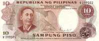 PHILIPPINES   10 Piso  Non Daté (1969)  Pick 144b  Signature 8    ***** BILLET  NEUF ***** - Filippine