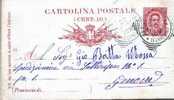 SPINETO SCRIVIA - Anno 1892 - Stamped Stationery
