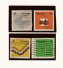 CANADA- 1972 - 4 Valori Usati Da.15 C. - Congresso Internazionale Scientifico - In Buone Condizioni - DC0161. - Used Stamps