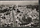 CPSM  85   Fontenay Le Comte    Vue Aérienne  Rue De La République  Eglise Notre Dame - Fontenay Le Comte