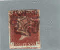 Gran Bretagna - N. 3b  Used (UNI) 1p ND Rosso Lacca - Used Stamps