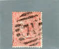 Gran Bretagna - N. 32  Used (UNI) 4p Rosso Arancio (tav. 7) - Used Stamps