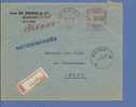 Aangetekende Brief Met Stempel WAVRE Op 4/4/55 - Other & Unclassified