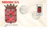 82 Spagna Fdc Murcia - Enveloppes