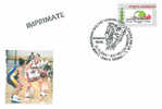 BASKET BALL OBLITERATION TEMPORAIRE ROUMANIE 2004 CHAMPIONNAT EUROPE DE BASKET FEMININ ROUMANIE ISRAEL - Basket-ball