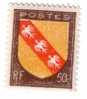 Blason 50c Lorraine Yvert 757, Impression Dépouillée, ** - 1941-66 Wappen