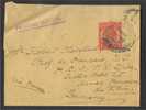 GB WRAPPER + BELGIUM STATIONERY CARD BOTH TO ARMY ADRESS IN GERMANY - 1. Weltkrieg