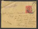 GB WRAPPER + BELGIUM STATIONERY CARD BOTH TO ARMY ADRESS IN GERMANY - WW1 (I Guerra Mundial)