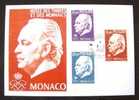 Carte Maximum - Monaco - Hommage à S.A.S. Le Prince Rainier III. Musée Des Timbres Et Des Monnaies. - Cartoline Maximum