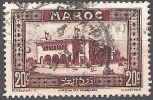 Maroc 1933 Michel 99 O Cote (2005) 0.40 Euro Hôtel Des PTT Casablanca Cachet Rond - Oblitérés