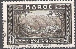 Maroc 1933 Michel 102 O Cote (2005) 0.40 Euro Moulay Idriss Cachet Rond - Usados