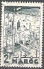 Maroc 1939 Michel 164 O Cote (2005) 0.30 Euro Fes Cachet Rond - Gebraucht