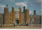 Hampton Court Palace , Middlesex , The Greatest Gatehouse And Moat Bridge , West Front - Middlesex