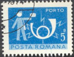 Pays : 410 (Roumanie : République Socialiste)  Yvert Et Tellier N° : Tx   133 Droite (o) / Michel RO P 119 B - Postage Due