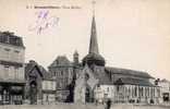 60 GRANDVILLIERS Place Barbier, Eglise, Commerces, Ed Sinet 6, 1918 - Grandvilliers
