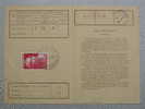 GANDON N°733 Sur Carte D'abonnement Type 3 - Paris Affranchissements -11/10/1945 - Tarifs Postaux
