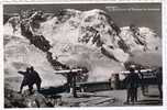 CPSM ZERMATT Le Breithorn Et Terrasse Du Gornergrat (longues Jumelles) - Zermatt
