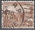 Tunisie 1906 Michel 35 O Cote (2005) 0.40 Euro Paysan Avec Charrue Cachet Rond - Oblitérés