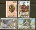 ZAMBIA 1987 MNH Stamp(s) University 377-380  #6229 - Zambie (1965-...)