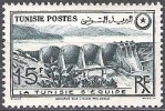 Tunisie 1949 Michel 356 Neuf * Cote (2005) 3.20 Euro Barrage Sur L'Oued Mellègue - Unused Stamps