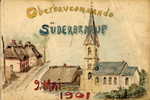 OBERBAVCOMMANDO SUDERBRARUP  -  AM KICLER BAHNHOF  -  AQUARELLES RECTO-VERSO  -  9 MAI 1901 - Wasserfarben